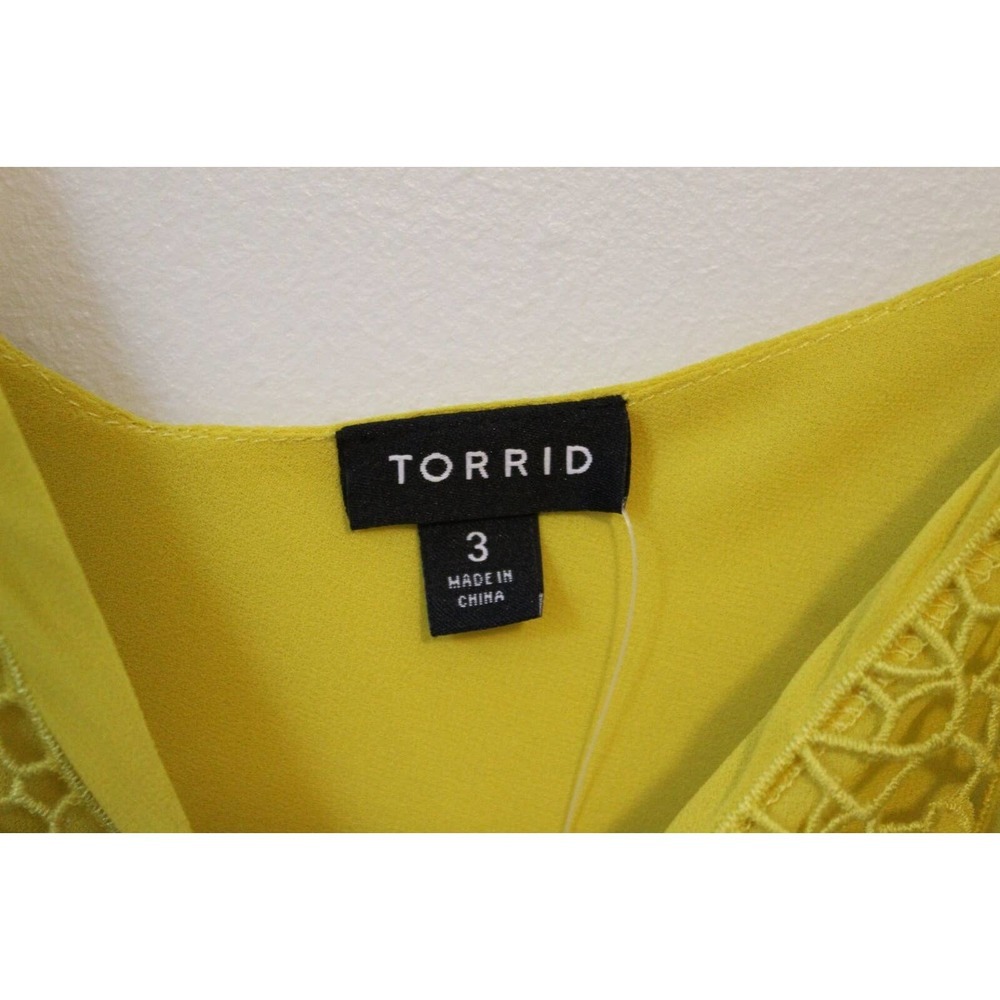 NWT Torrid Sophie Chiffon Embroidered Swing Cami Plus Size 3 3X H14637 - Picture 6 of 13
